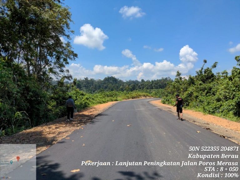Dinas PUPR Berau Lakukan Peningkatan Jalan di Tiga Kampung