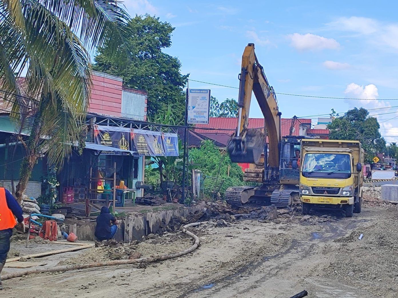 Proyek Drainase di Mangga III Ditarget Rampung September