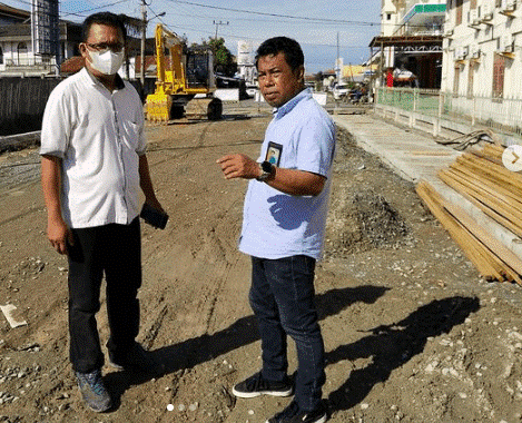 Dinas PUPR Berau Koordinasi Dengan Perumda Air Minum Batiwakkal Terkait Proyek Peningkatan Drainase di Jalan Gajah Mada