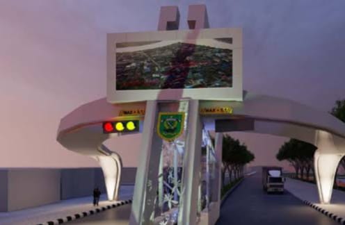 Dinas PUPR Gelontorkan Anggaran Rp 4,6 Miliar Untuk Pembangunan Gapura di Perempatan Kilometer 5