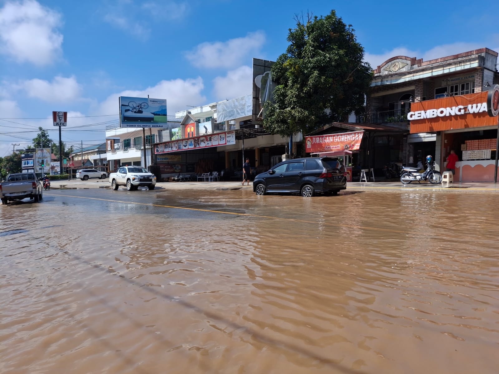 Banjir di Antasari dan Kartini Bukan Karena Hujan, Ini Penjelasan DPUPR Berau
