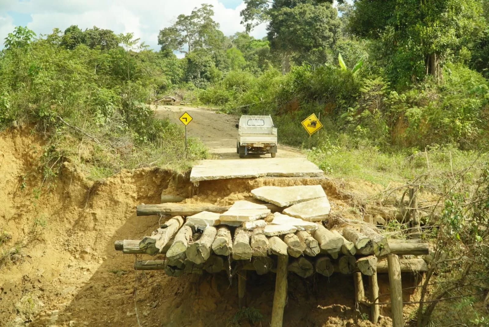 DPUPR Segera Tangani Jembatan Mapulu yang Rusak