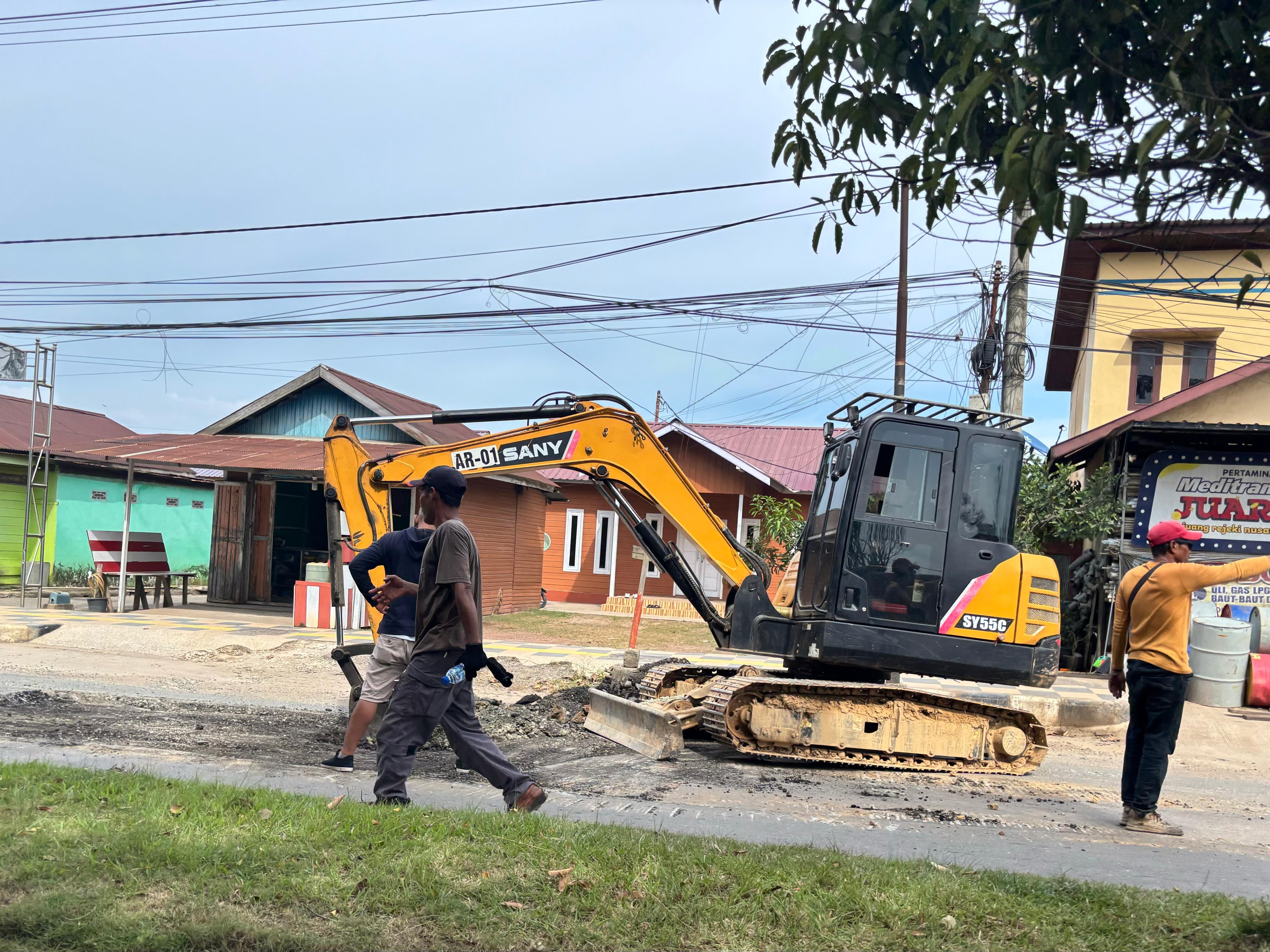 Ada Jalan Rusak, DPUPR Sigap Turunkan TRC