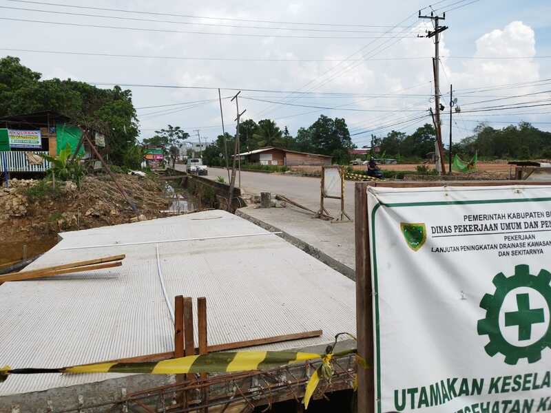 Kucurkan Anggaran Sebesar Rp 28,9 Miliar, DPUPR Berau Genjot Peningkatan Drainase Jalan Diponegoro